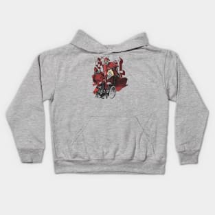 Funny Ghost Red Kids Hoodie